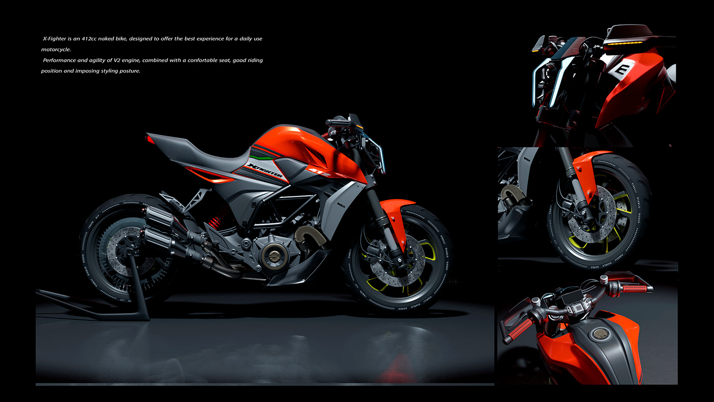 vehicle，automobile，X-Fighter，