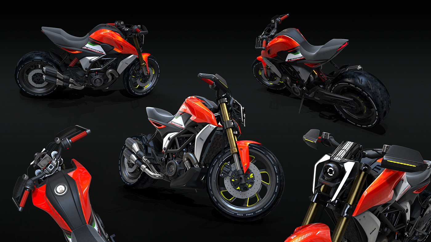 vehicle，automobile，X-Fighter，