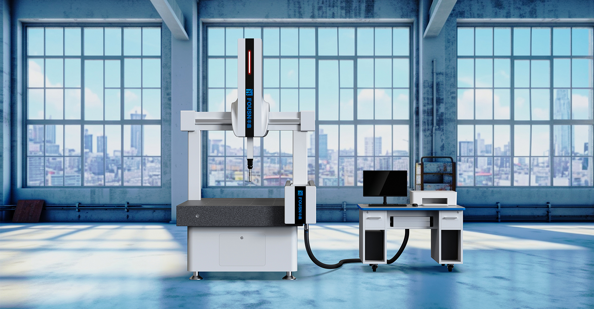 coordinate measuring instrument design，measuring instrument design，automatic three-coordinate measuring instrument，Industrial instrument design，Industrial product design，