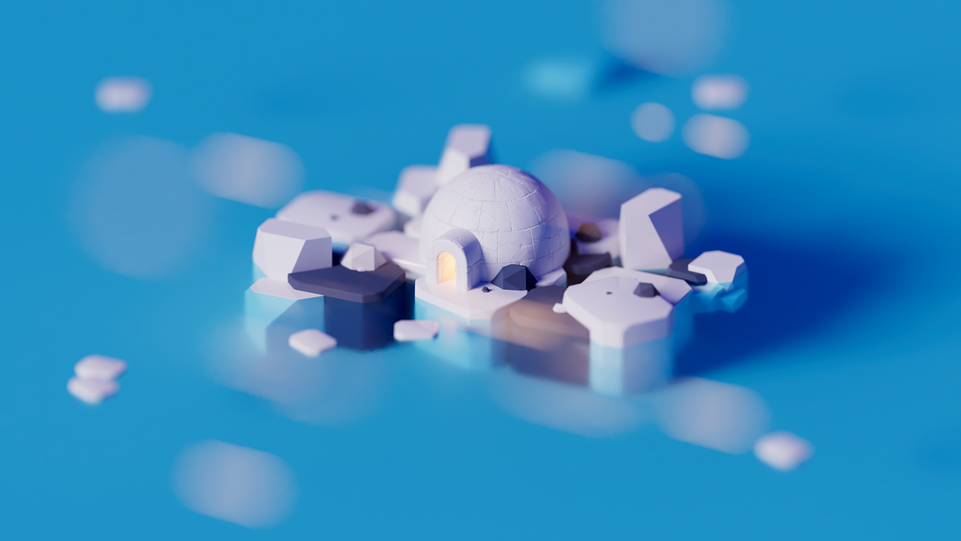 castle，Small building，3d，polygon，