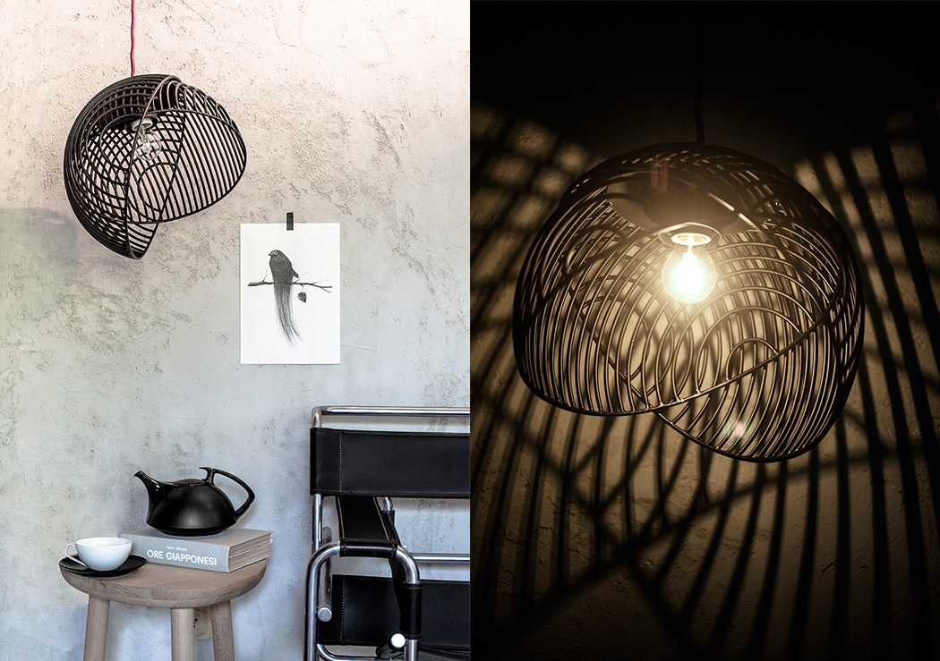 Luis Arrivilla，a chandelier，steel wire，