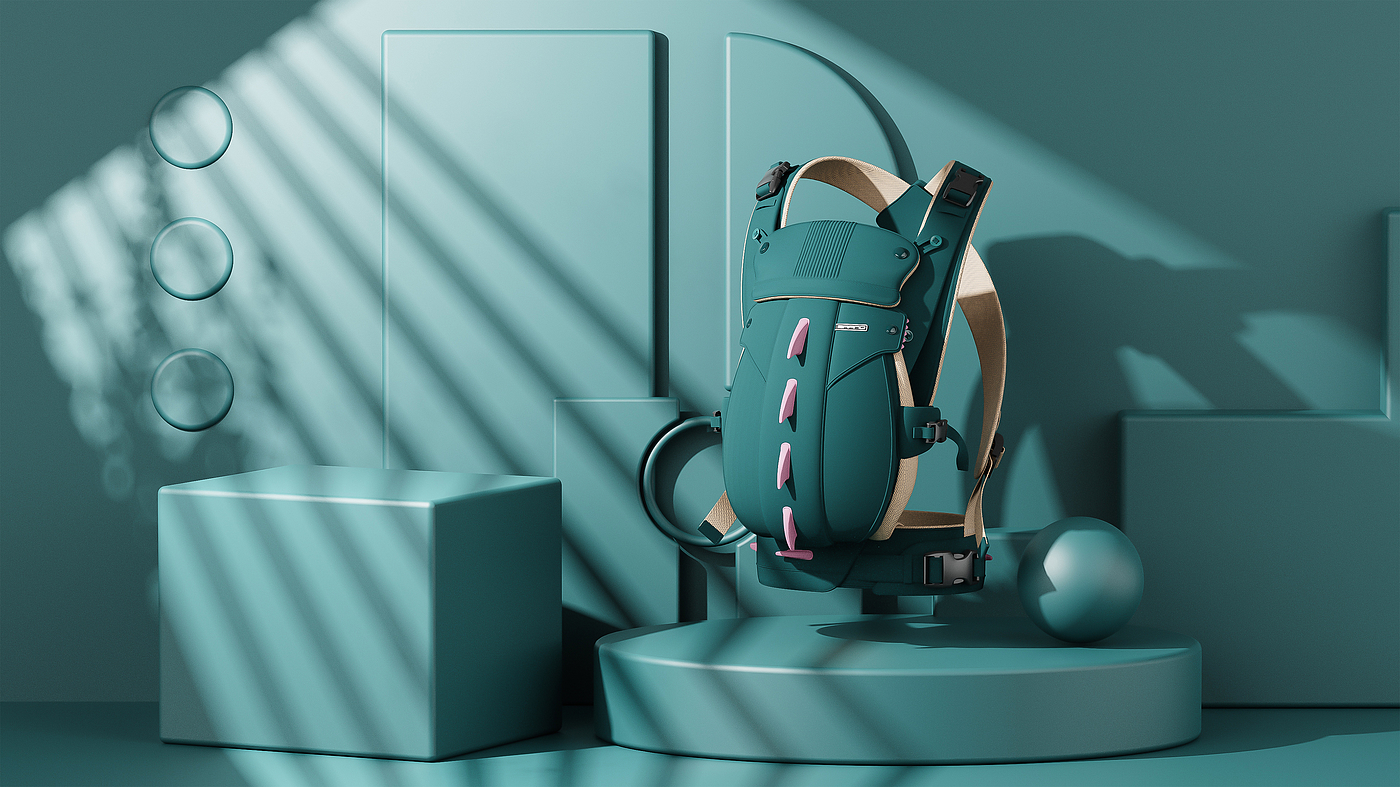 industrial design，Maternal and infant products，straps，record，