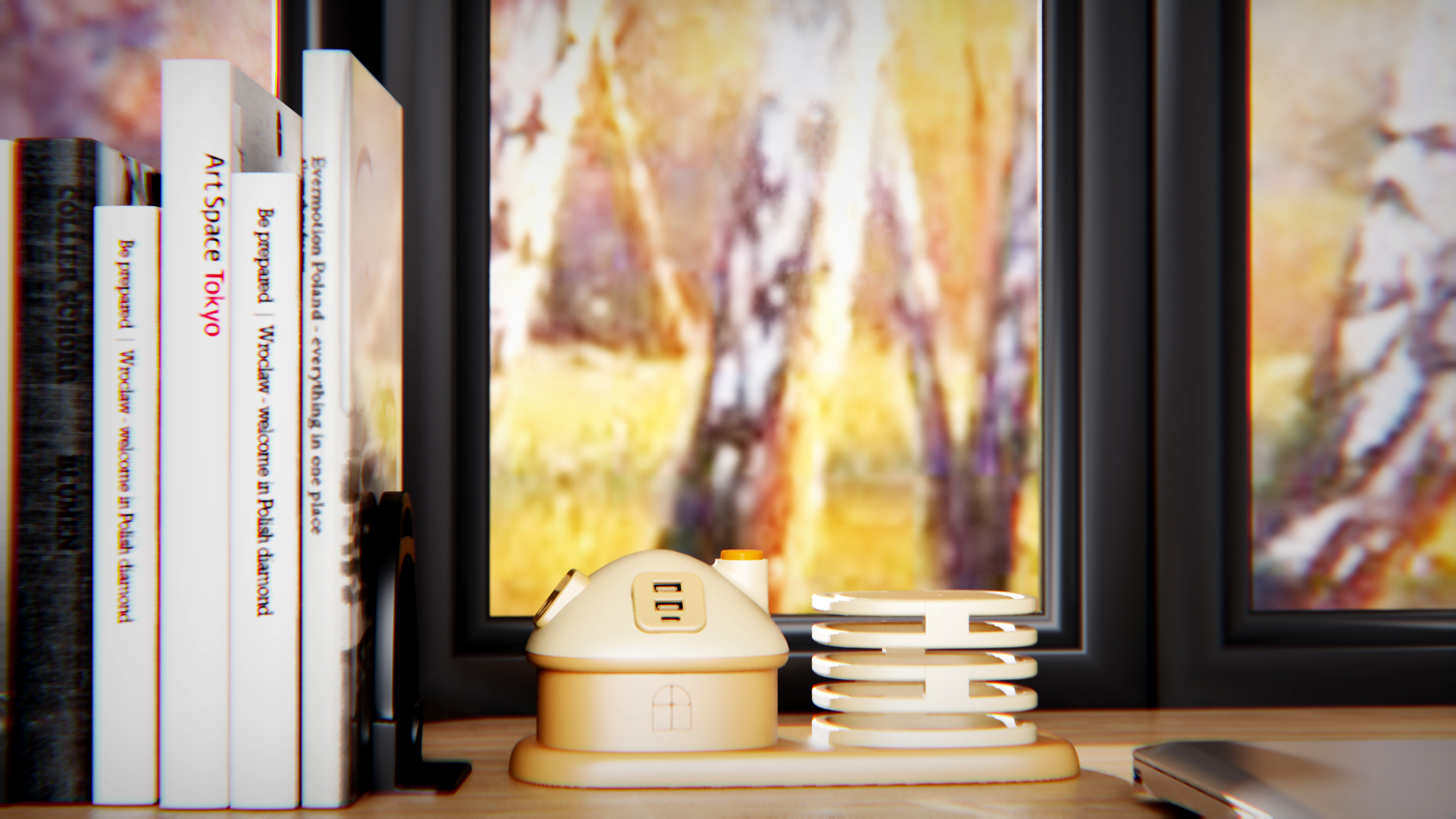 Original design，Industrial / product design，small home appliances，Desk lamp，Socket，Desktop Learning Storage，