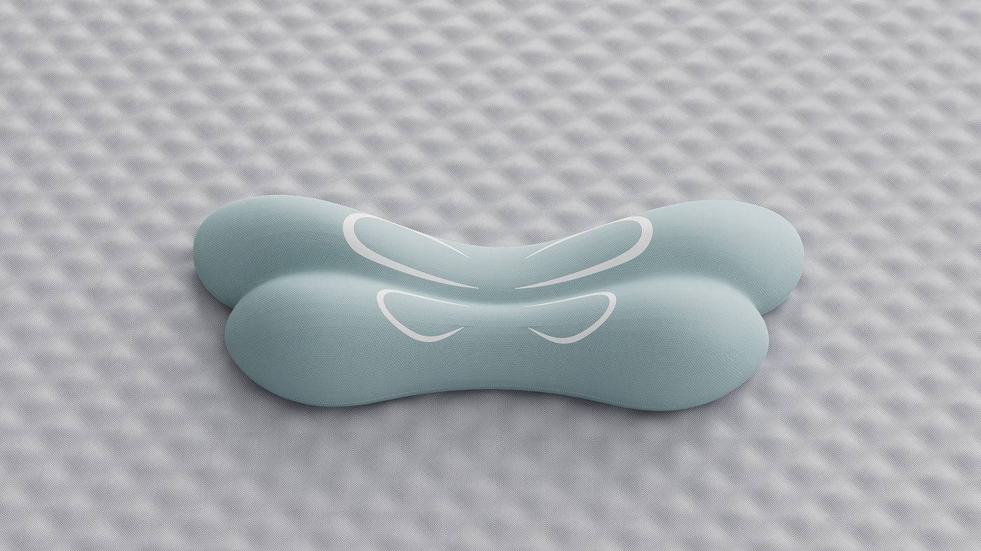 Lumbar pillow，Bionics Design ，bionics，Physiotherapy products，Lumbar Pillow Design，Pillow Design，