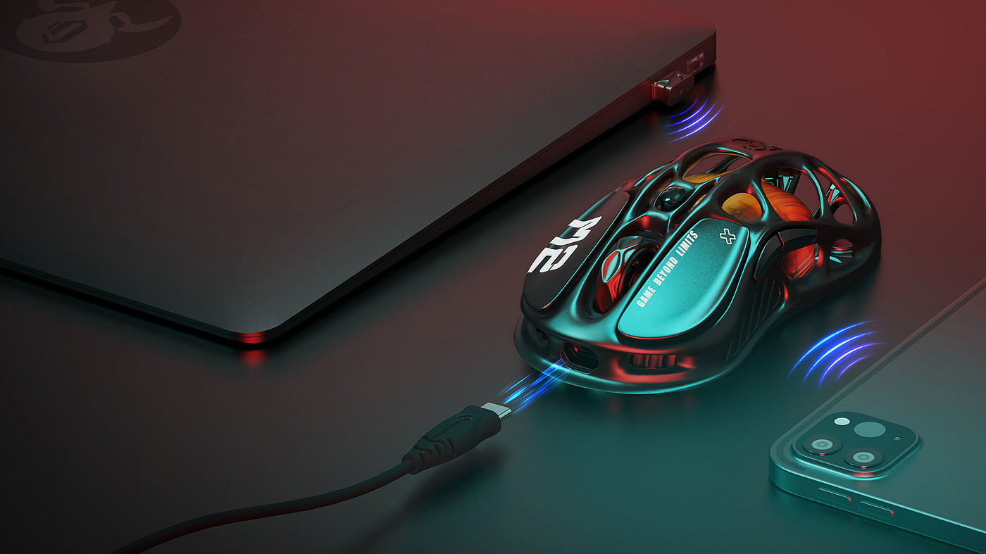 mouse，Game peripherals，Skeleton Design，science and technology，sporting facilities，Mecha Tide Play，