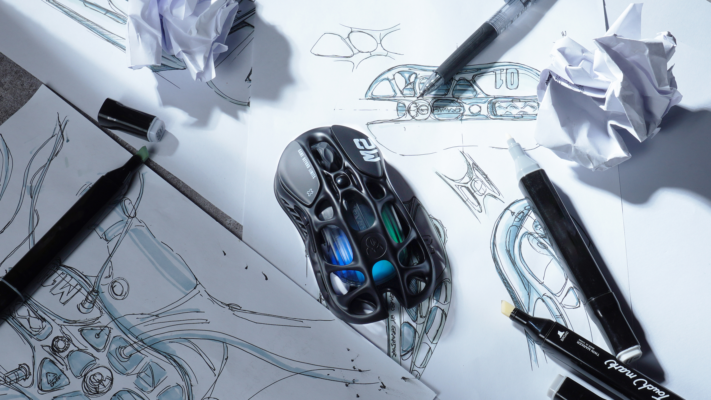 mouse，Game peripherals，Skeleton Design，science and technology，sporting facilities，Mecha Tide Play，