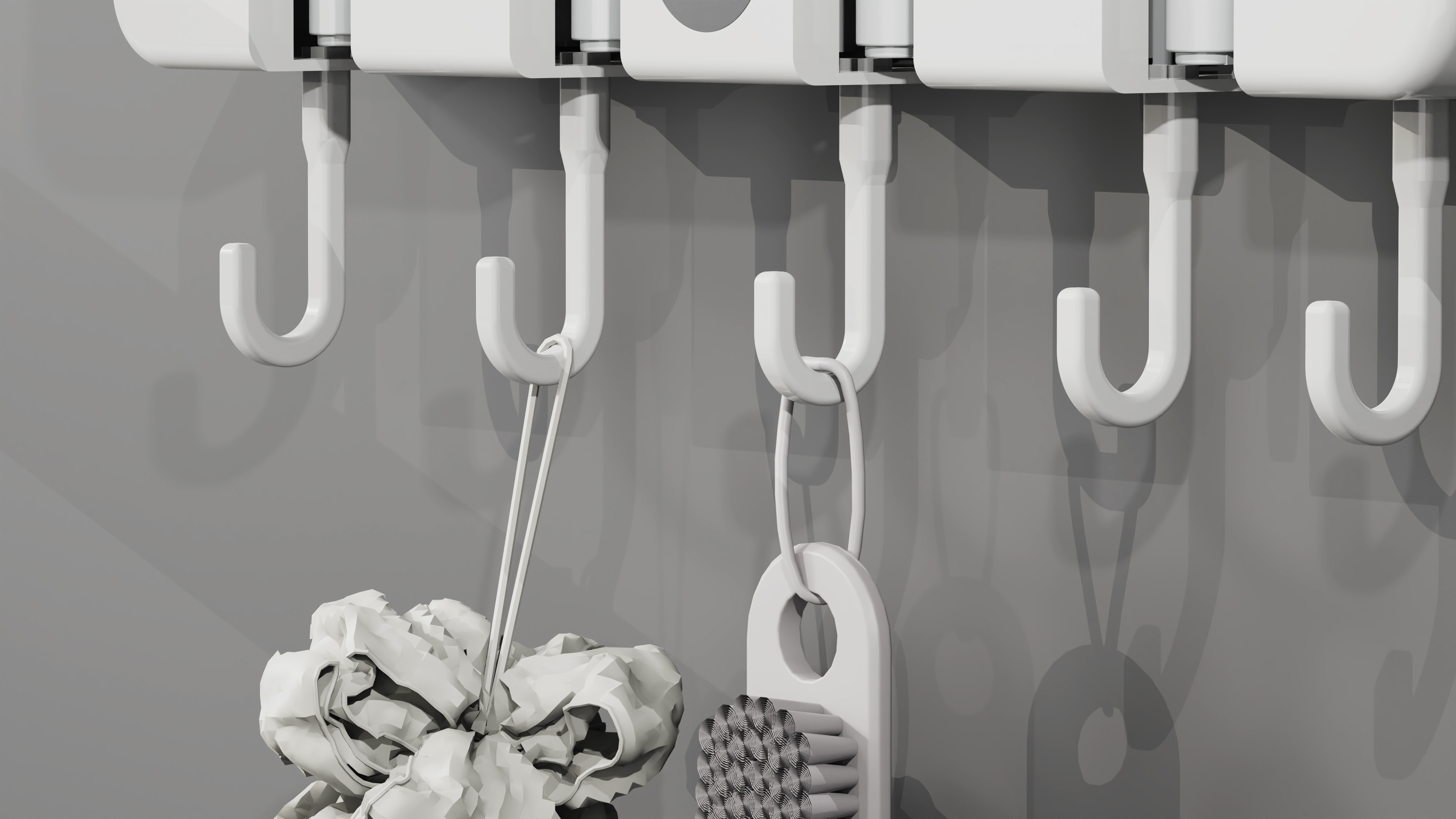 multi-function，a hook，Solid color，