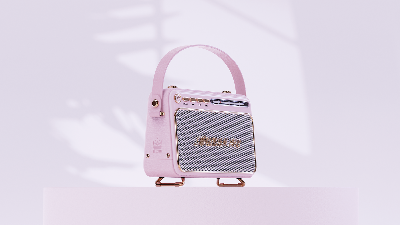 product design，Appearance design，sound design ，Retro style，electronic product，