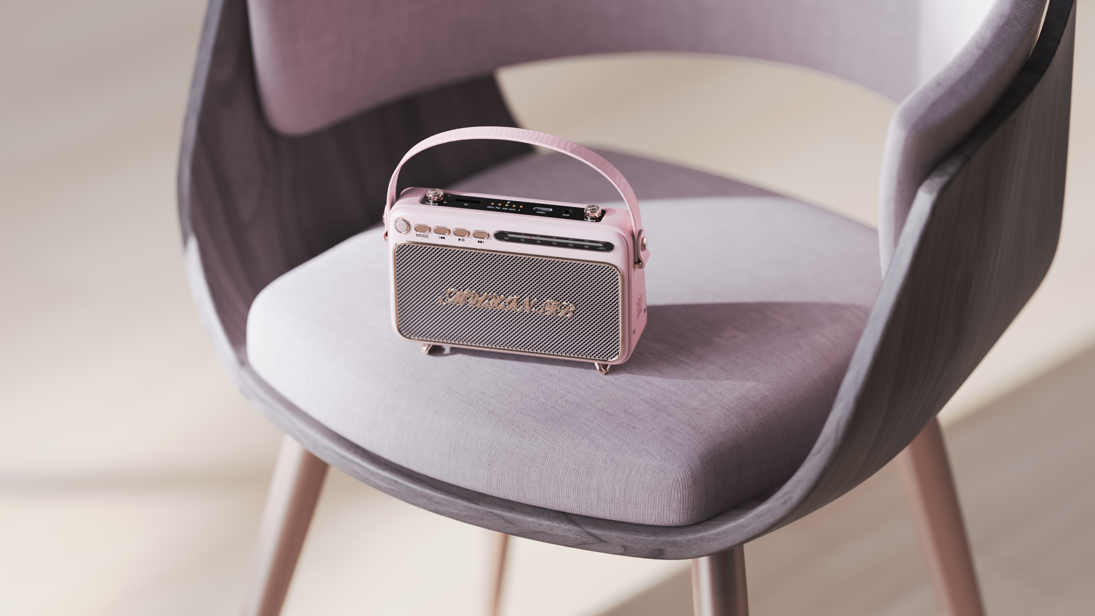 product design，Appearance design，sound design ，Retro style，electronic product，