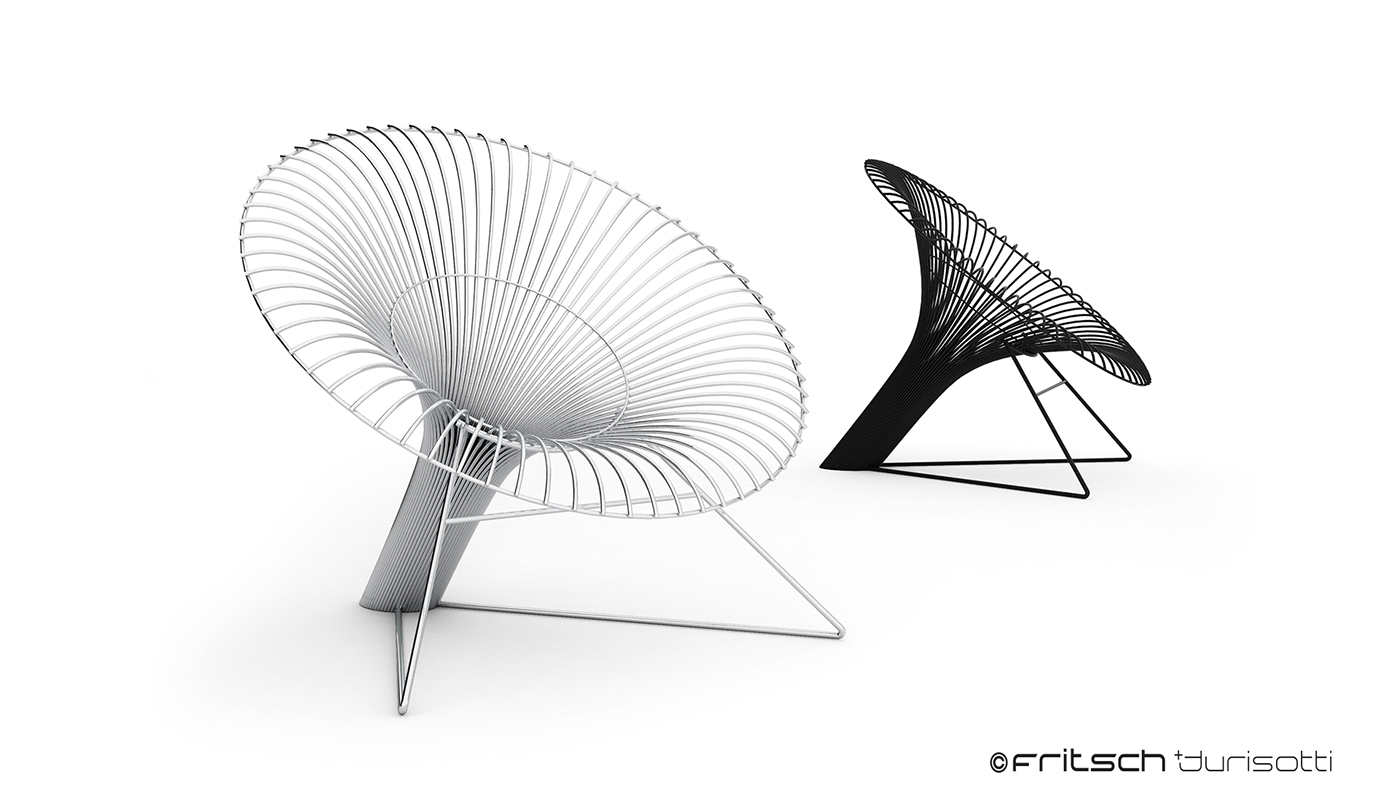 Metal，Natural fiber，willow branch，chair，Dolcefarniente，