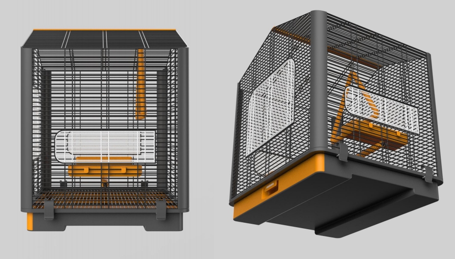 Portable bird cage, outdoor travel escort，