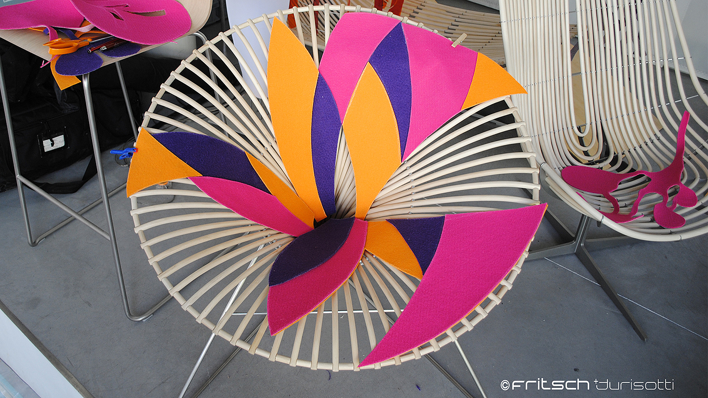 Metal，Natural fiber，willow branch，chair，Dolcefarniente，