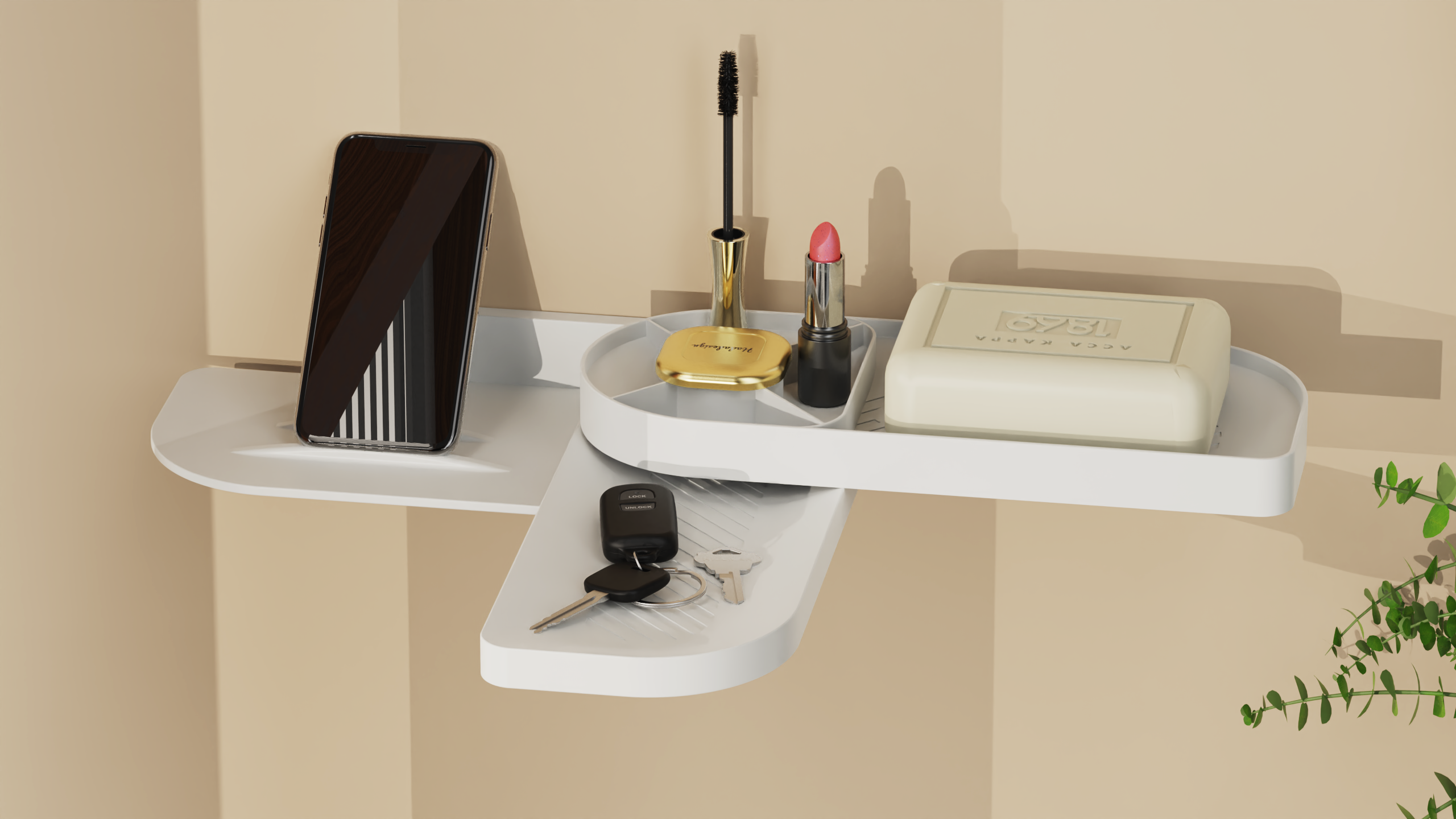 kitchen，bedroom，a living room，