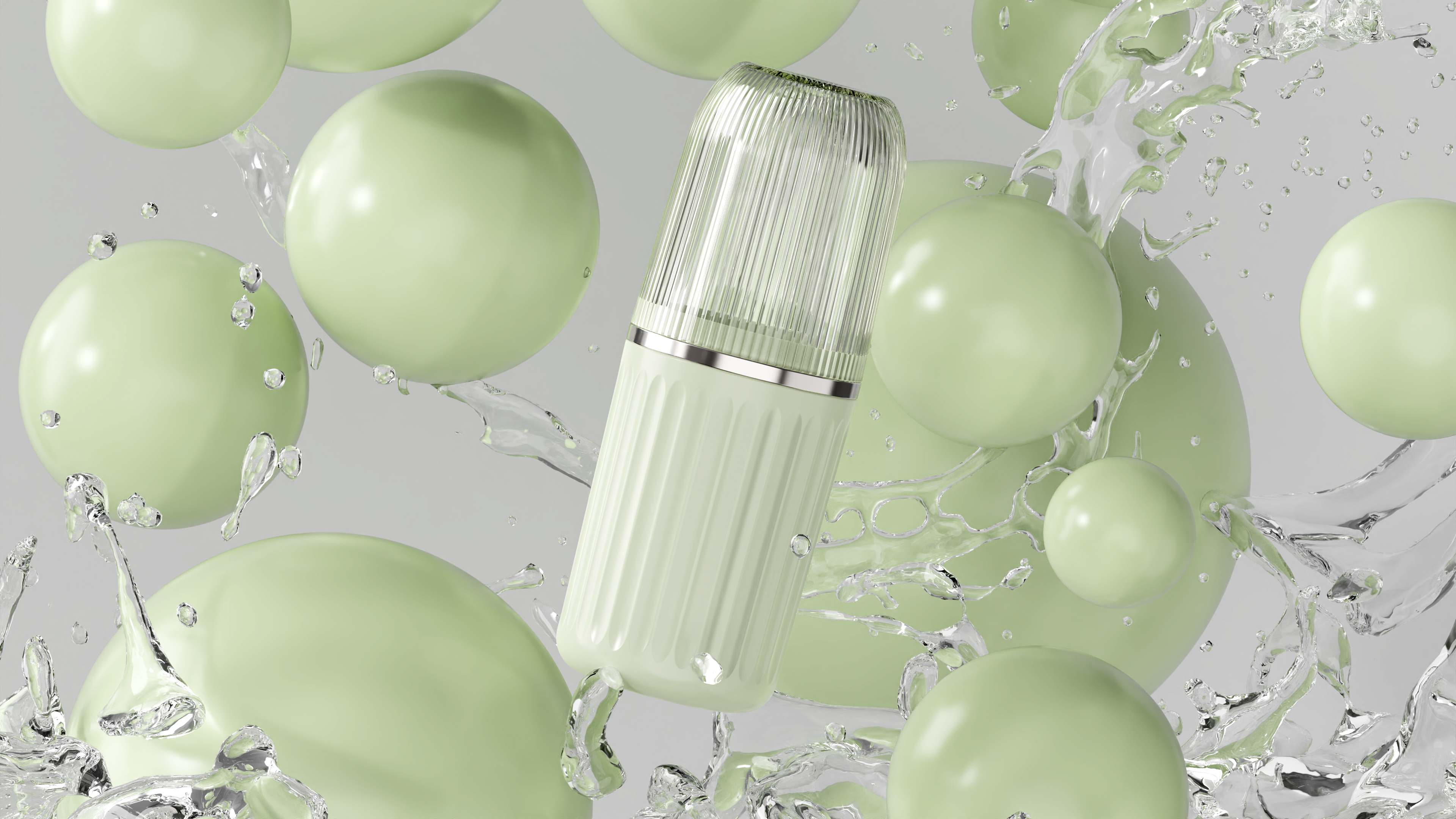 Transparent Light Luxury，Travel，glass，Toothbrush cup，