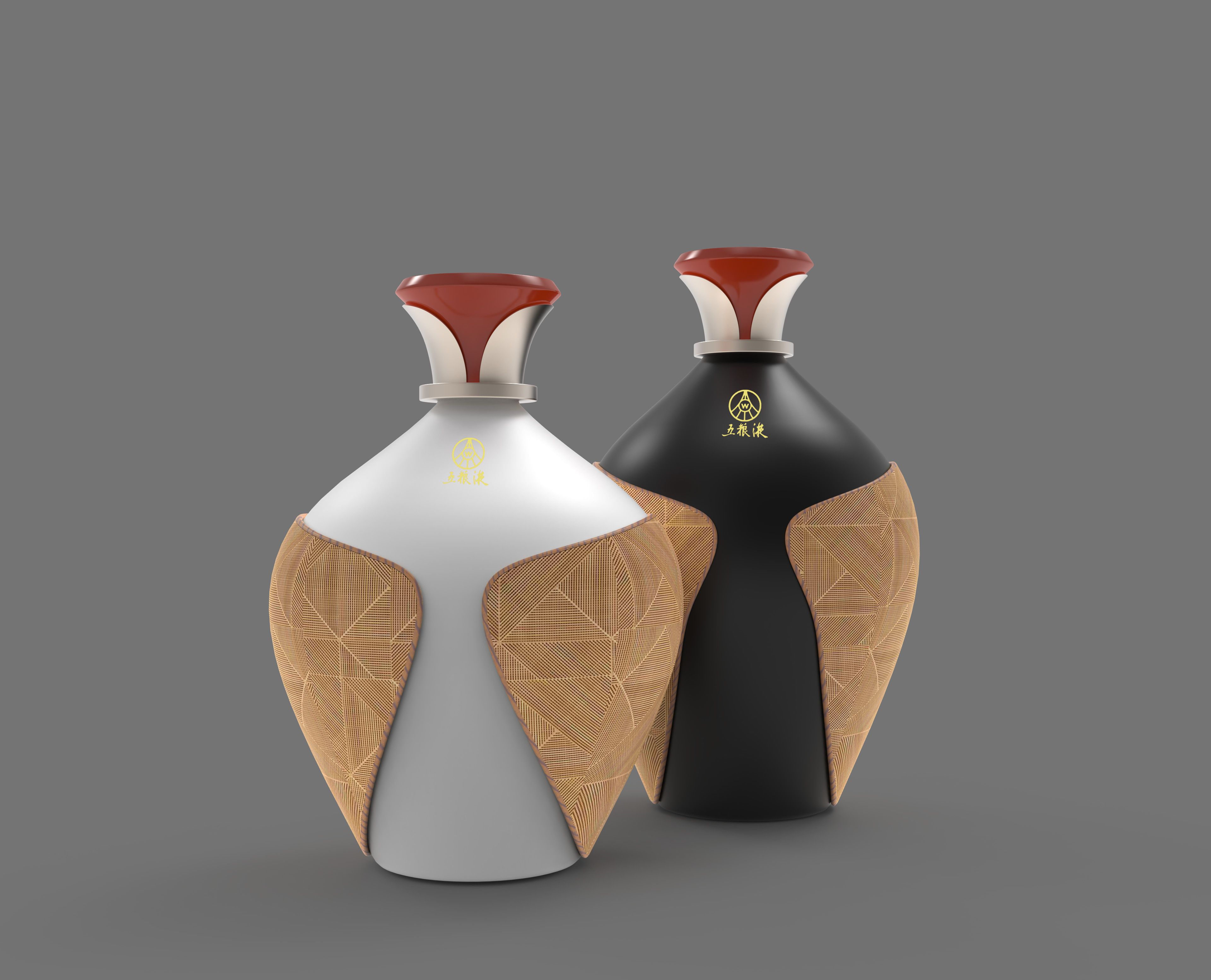 "Linglong" wind bell lamp，Gift box packaging，Wine bottle design，Cultural and creative products，Liquor packaging，