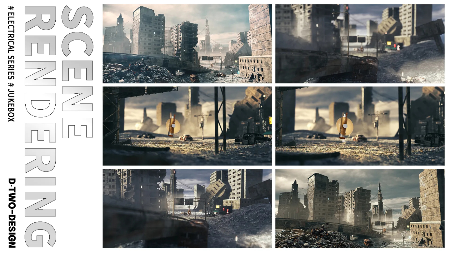 Electrical Series，Future technology，Gravity imbalance，c4d，oc，three-dimensional animation，Brand vision，