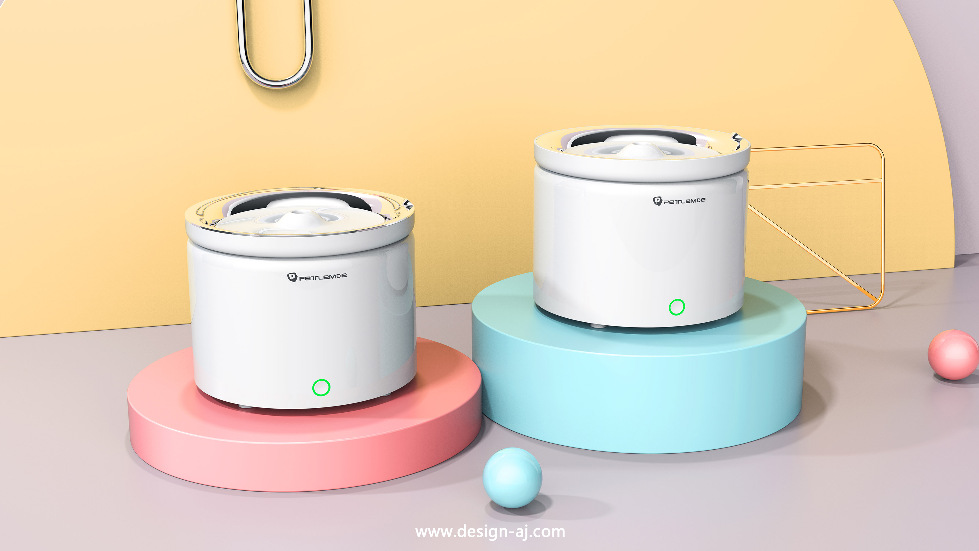 Design of Pet Intelligent Water Dispenser，Pet product design，Water dispenser design，Pet products design，Pets，Appearance design，Pet product design，industrial design，