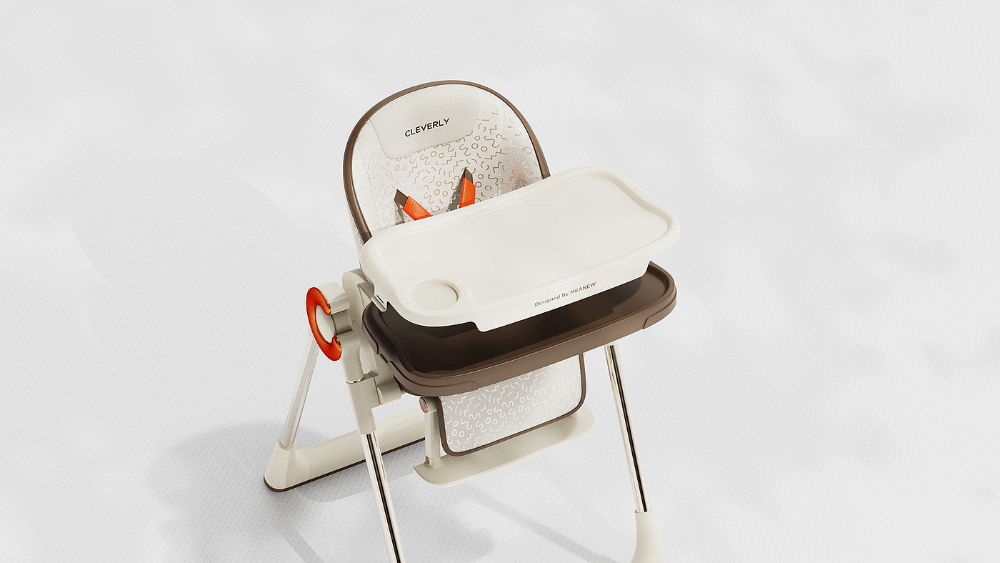 Multifunctional dining chair，High chair ，Baby products，industrial design，product design，