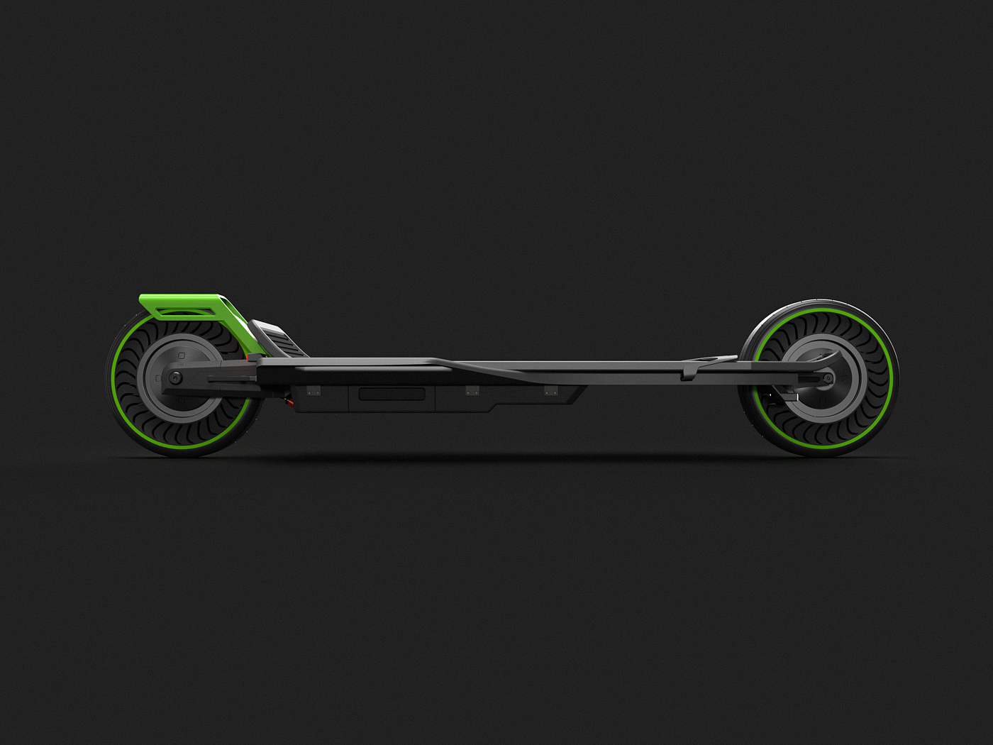 Electric long plate，commute，double-wheel longboard，