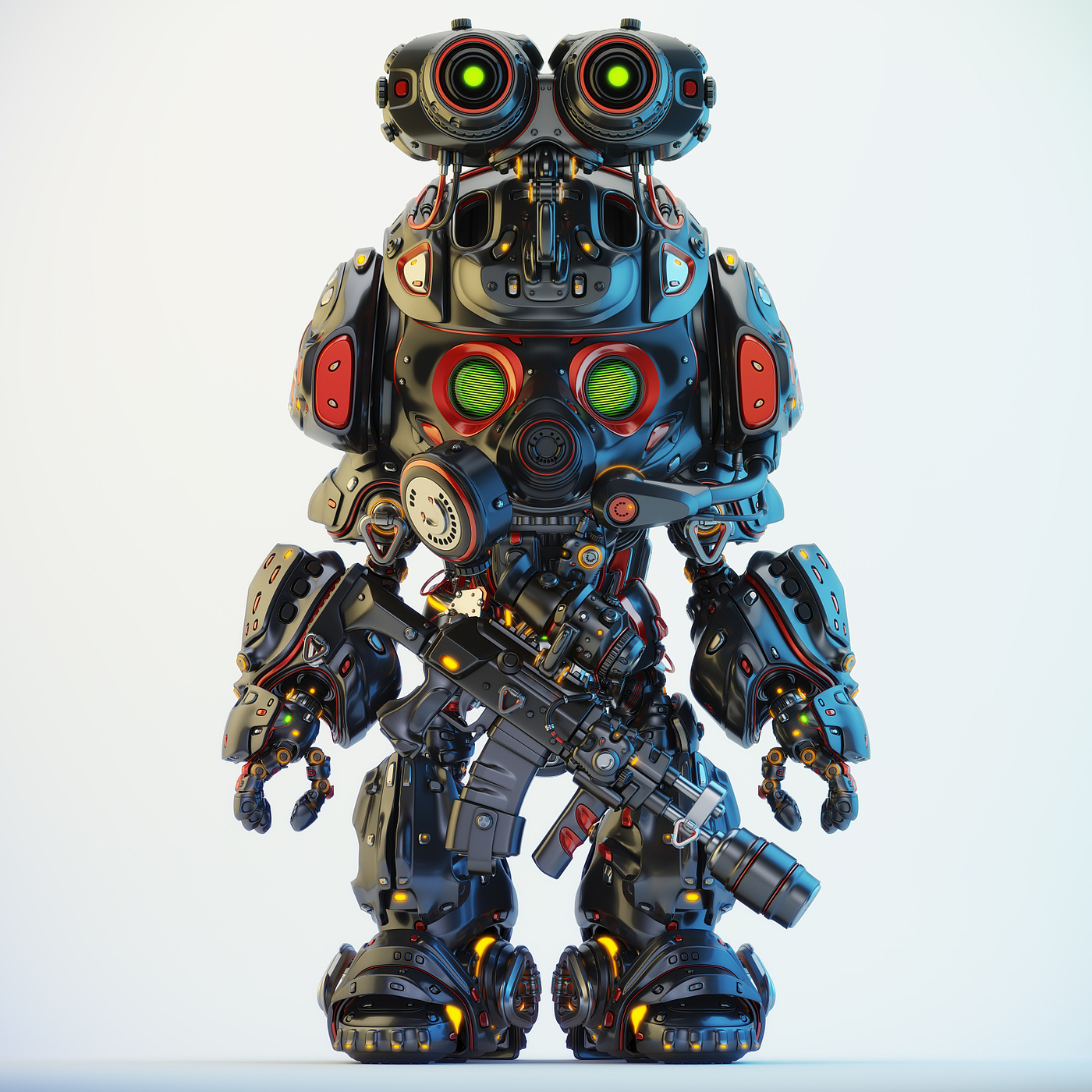 Ornaments，Character design，Image design，robot，