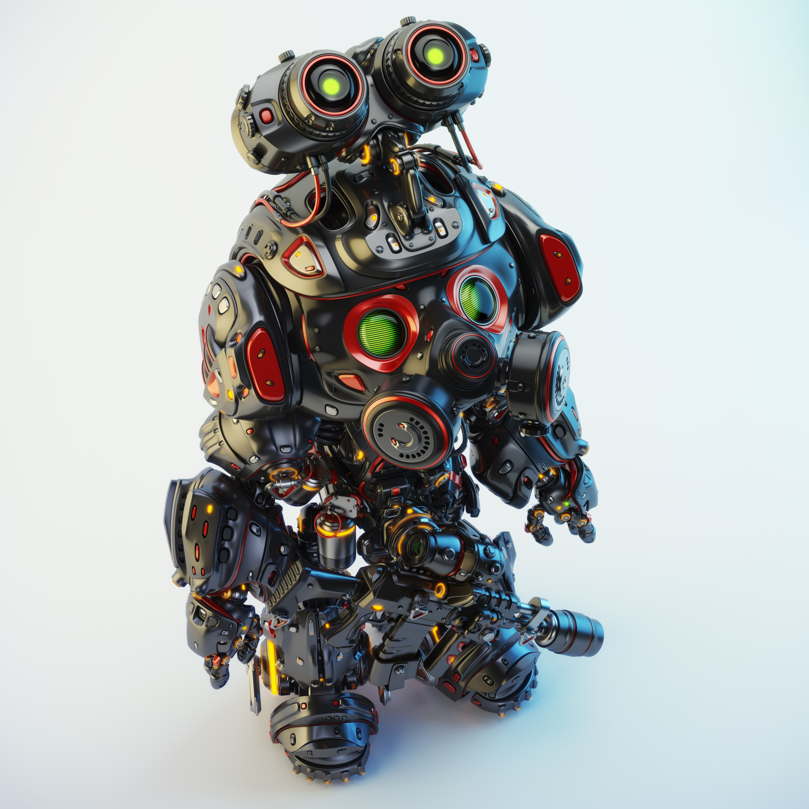 Ornaments，Character design，Image design，robot，