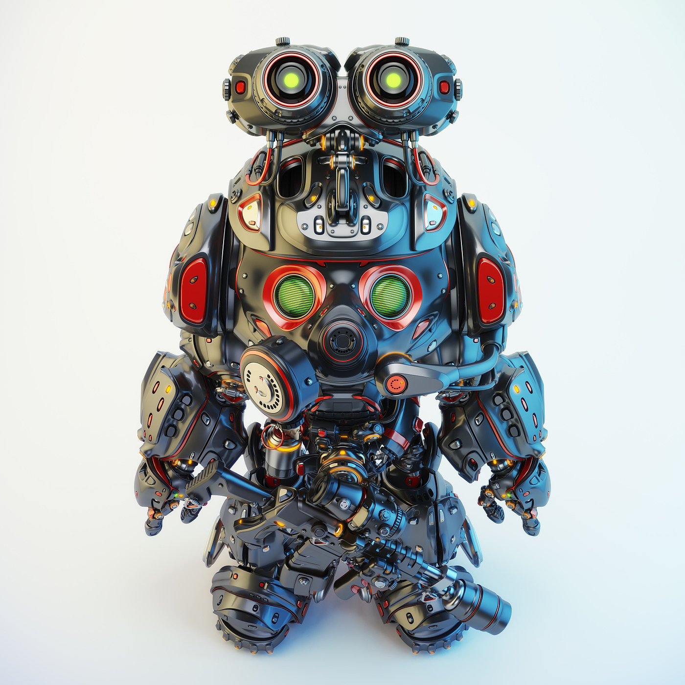 Ornaments，Character design，Image design，robot，
