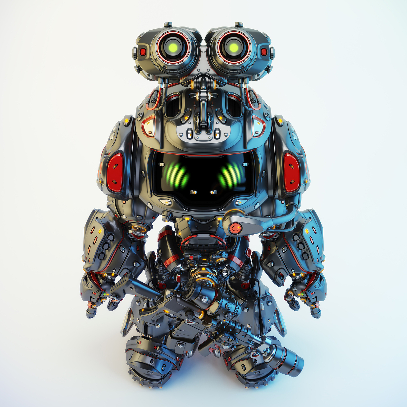 Ornaments，Character design，Image design，robot，