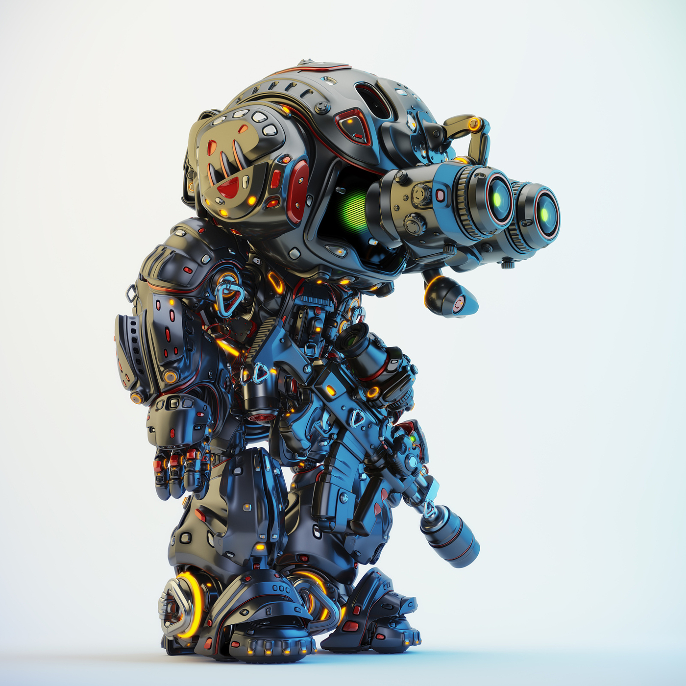 Ornaments，Character design，Image design，robot，