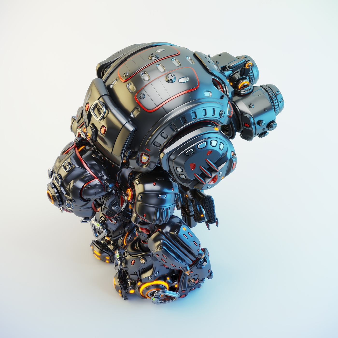 Ornaments，Character design，Image design，robot，