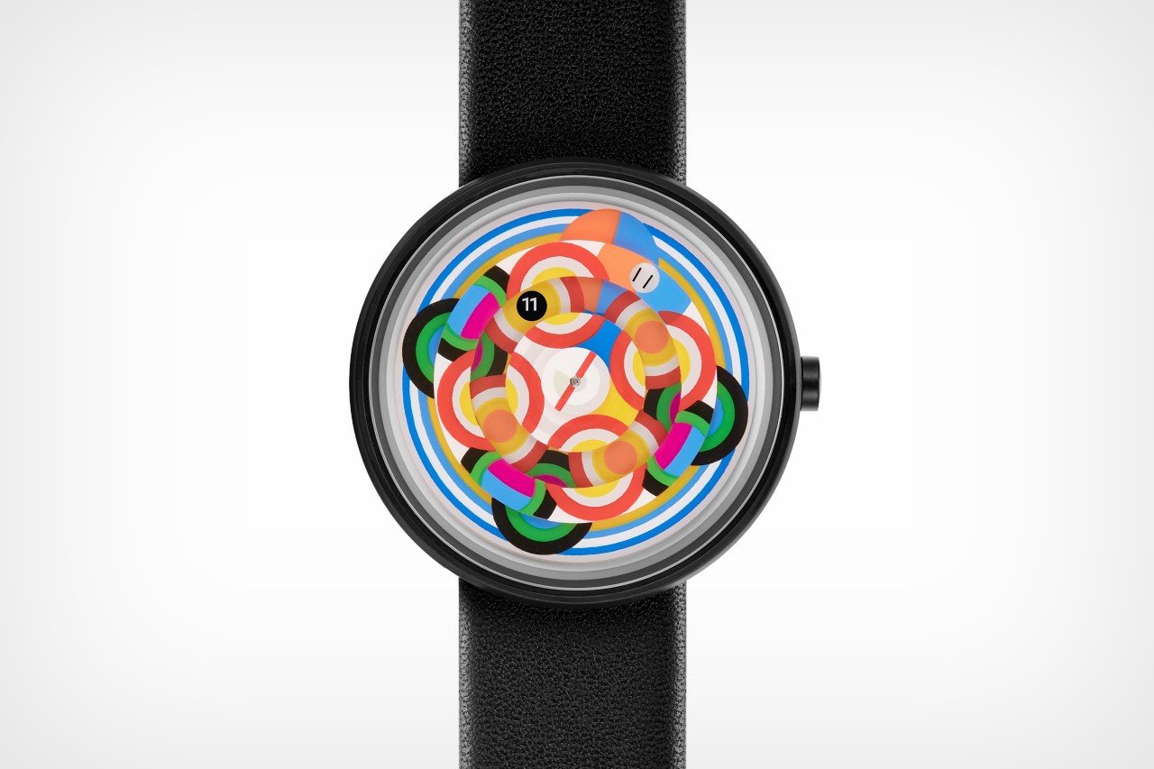 Collage，color movement，abstract geometry，Wristwatch，