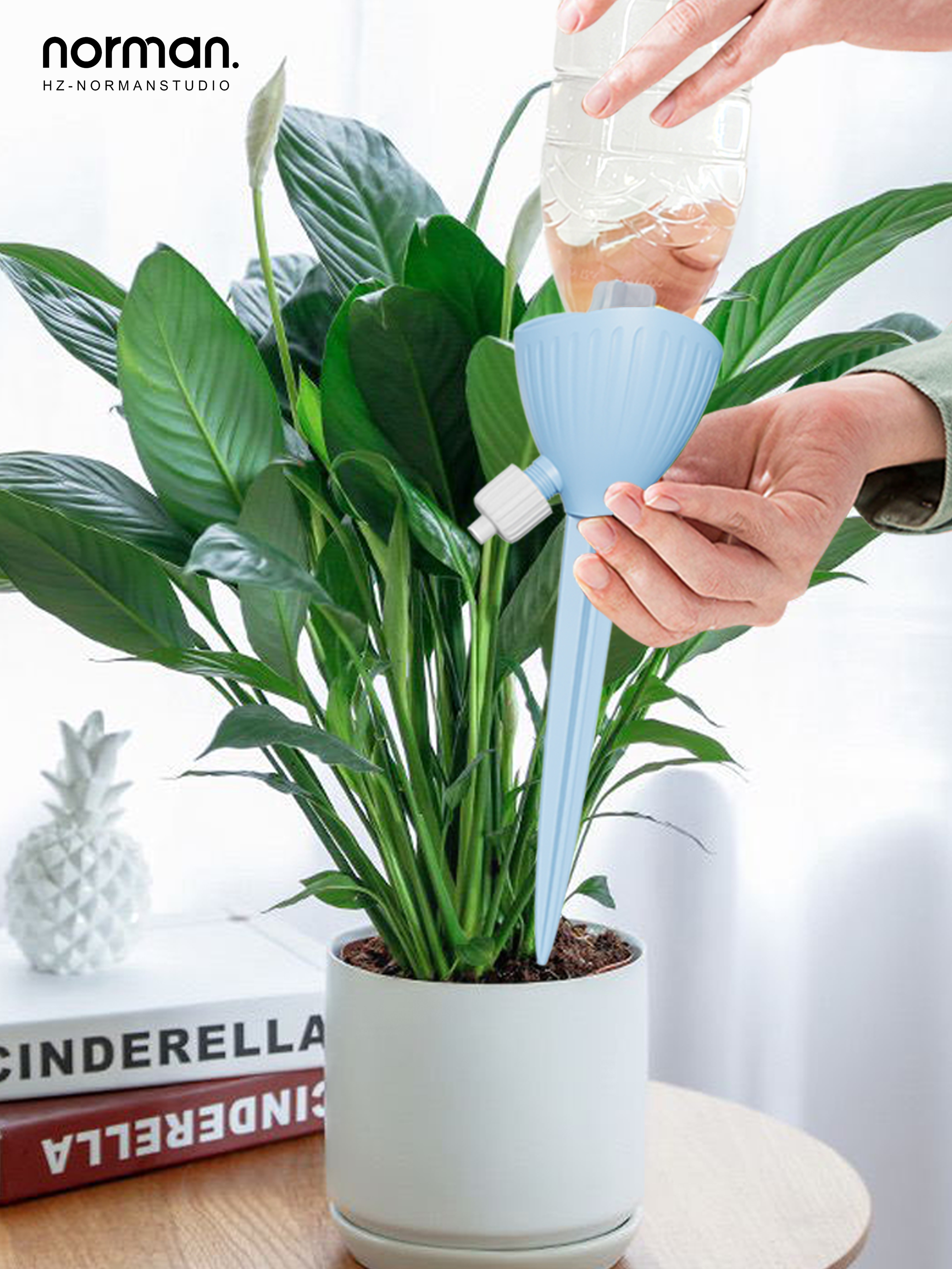 Flower watering device，Drip，a business travel，Lazy man，Seepage，automatic，