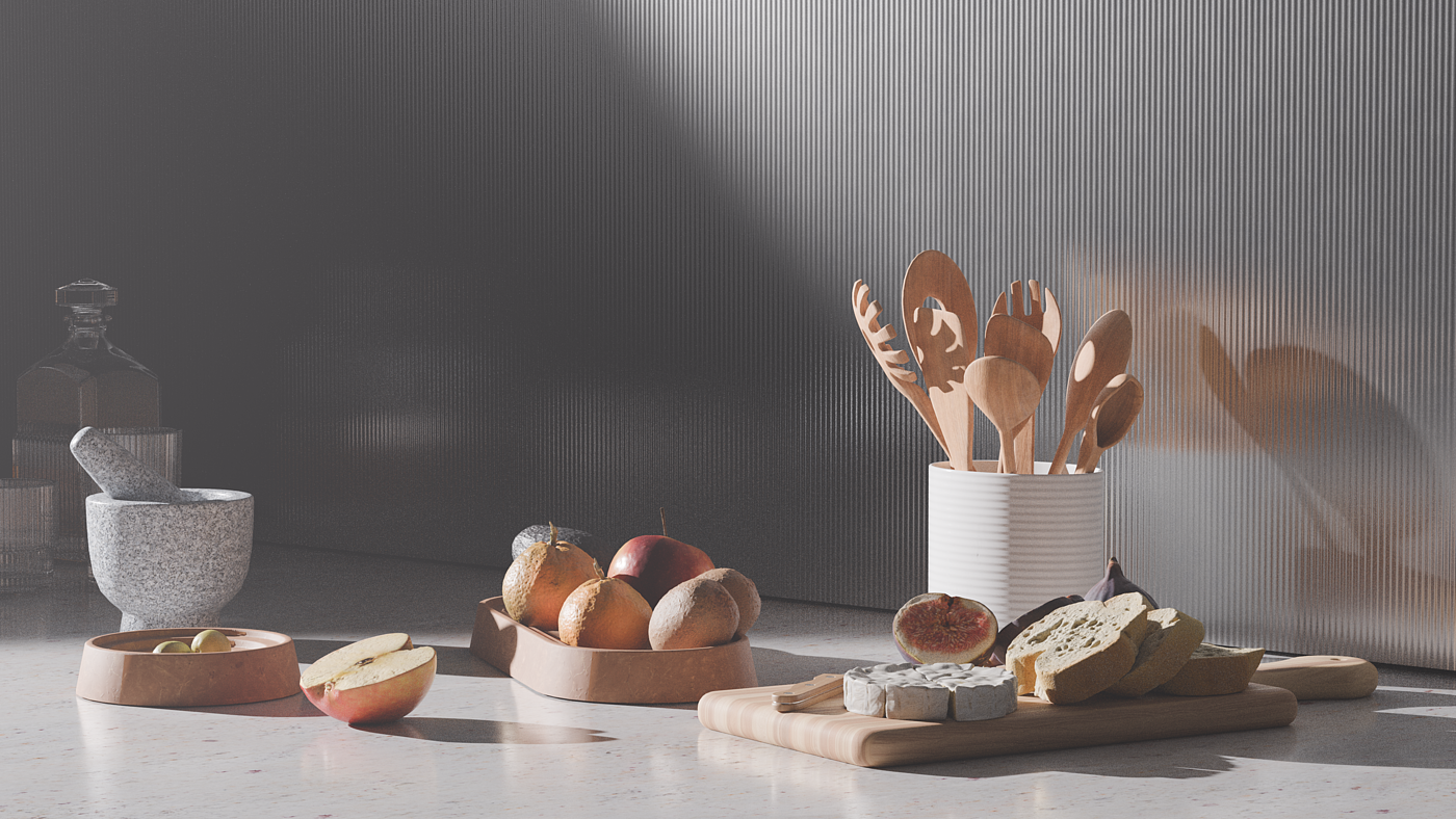 kitchen，Kitchenware，cgi，