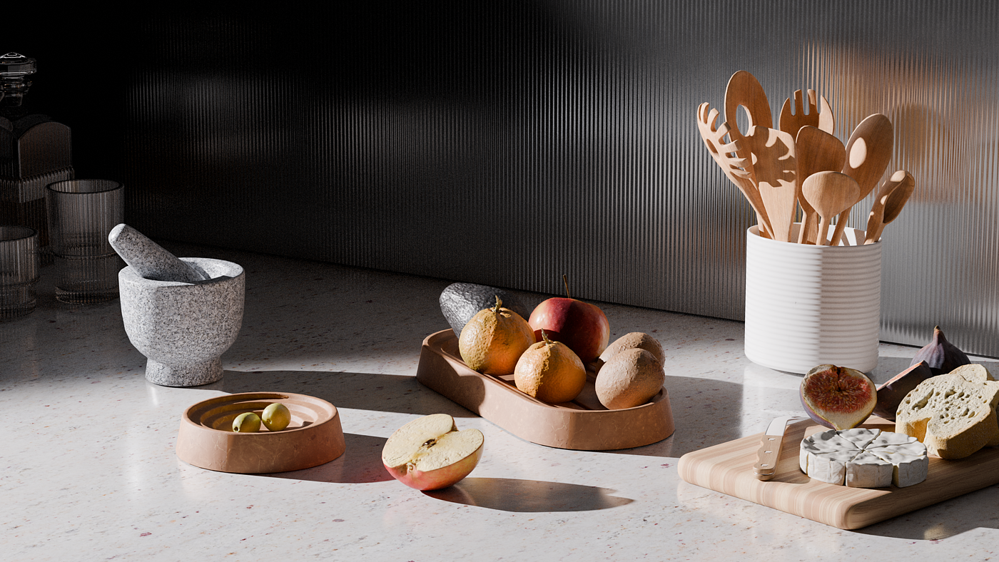 kitchen，Kitchenware，cgi，