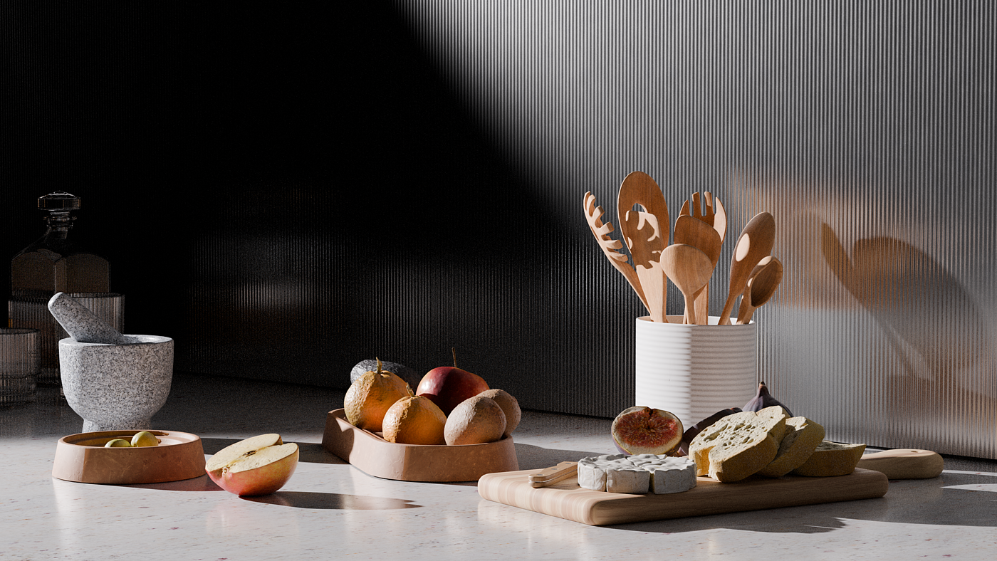 kitchen，Kitchenware，cgi，