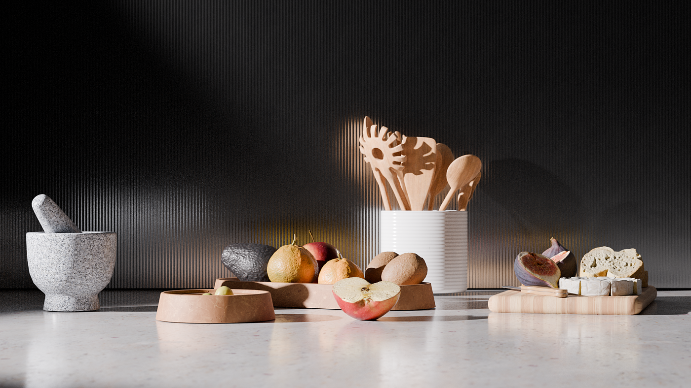 kitchen，Kitchenware，cgi，