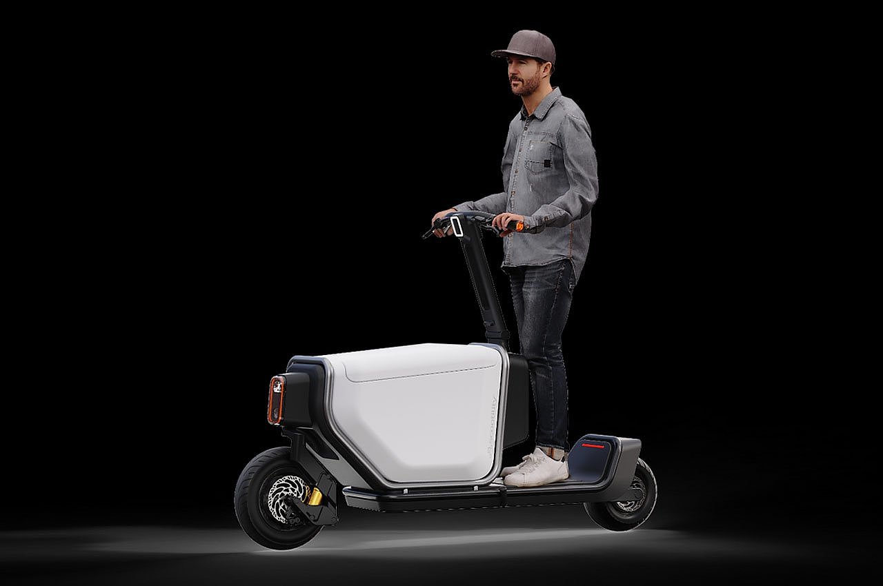 Transport of goods，Economy fast，Electric scooter，