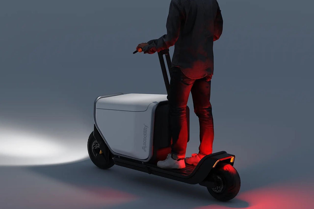 Transport of goods，Economy fast，Electric scooter，