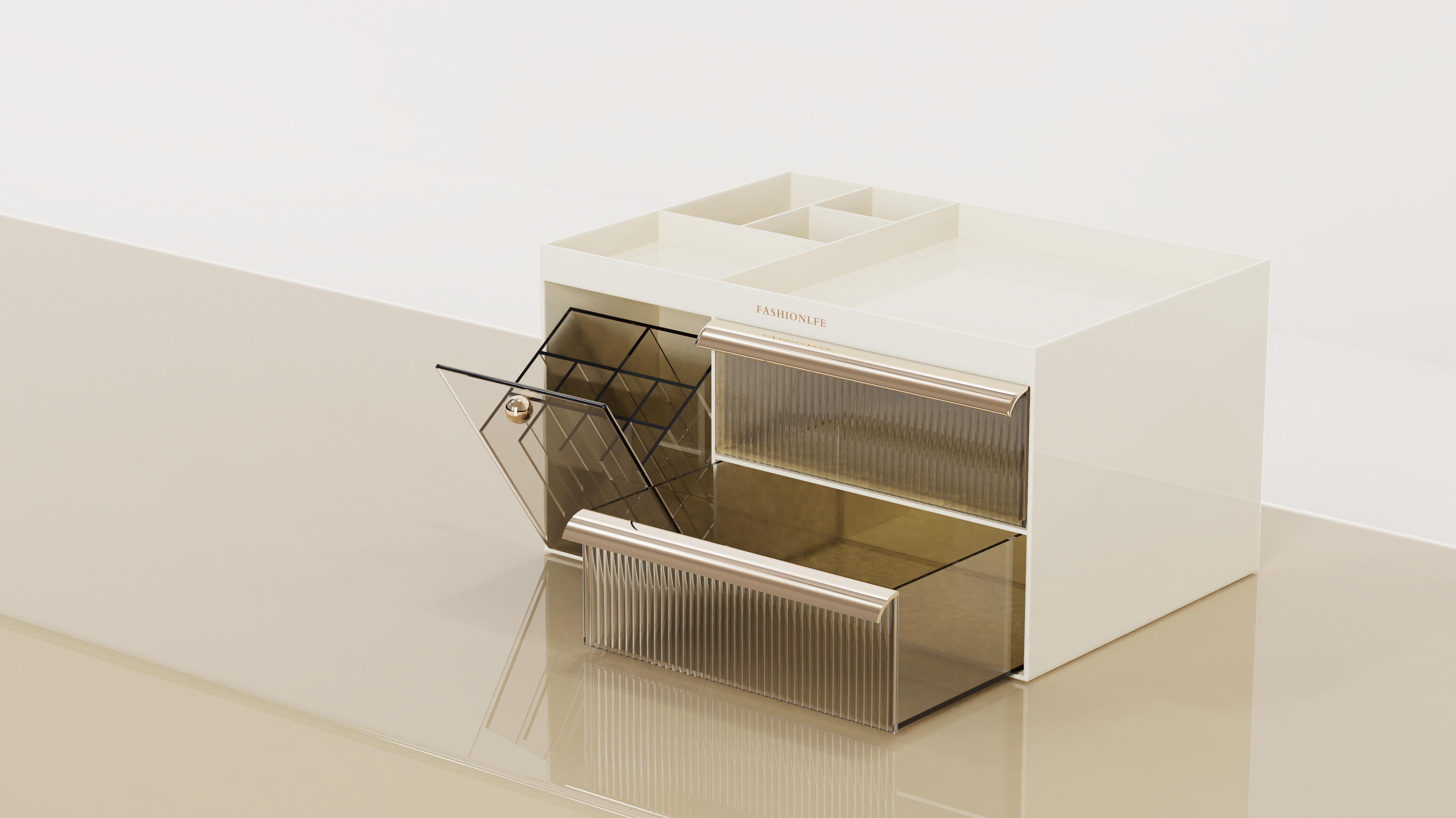 dressing case，senior，Simplicity，Receive，Desktop storage box，