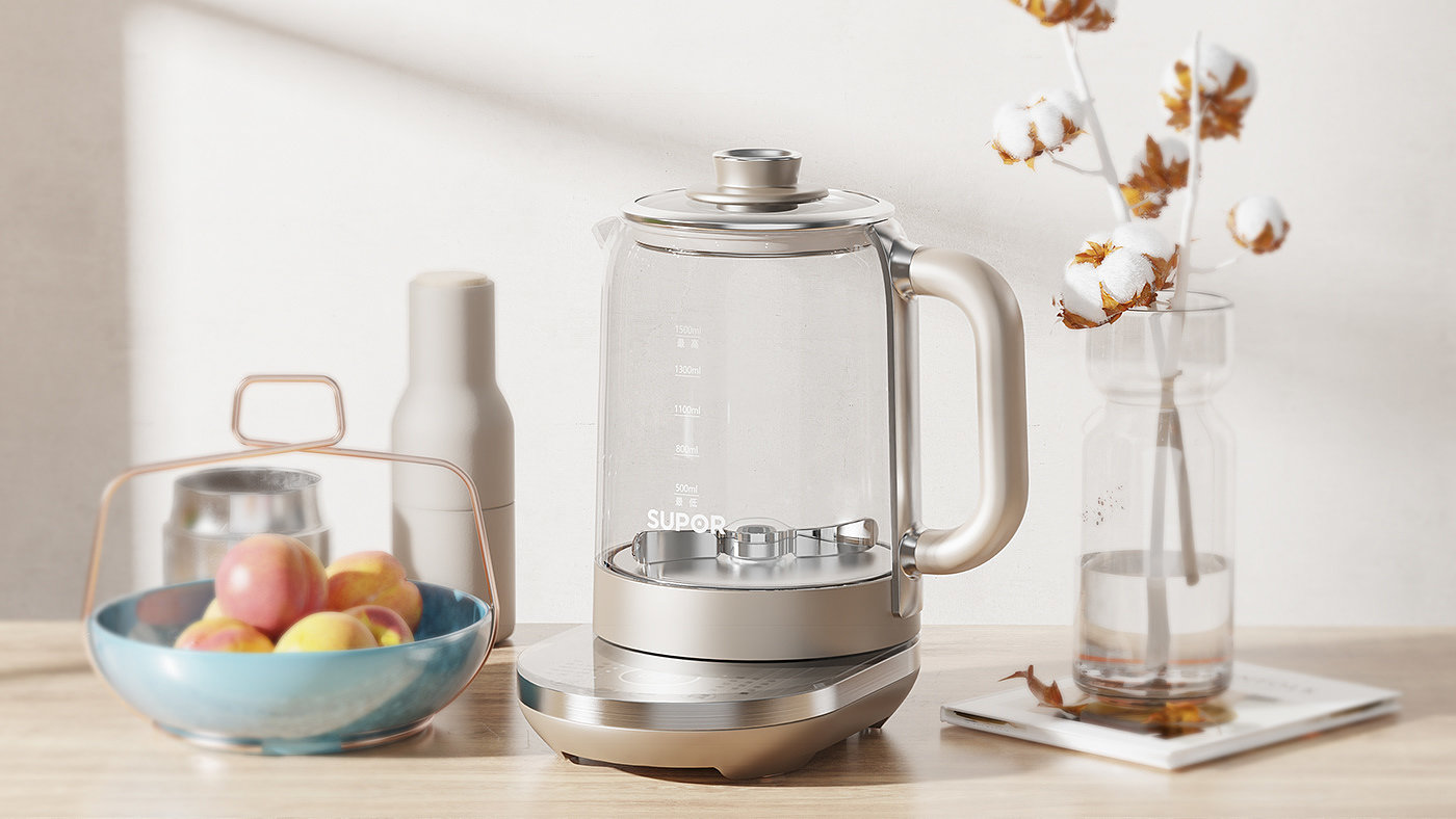 small home appliances，product design，Health pot，sample reels，Mixing pot，kettle，