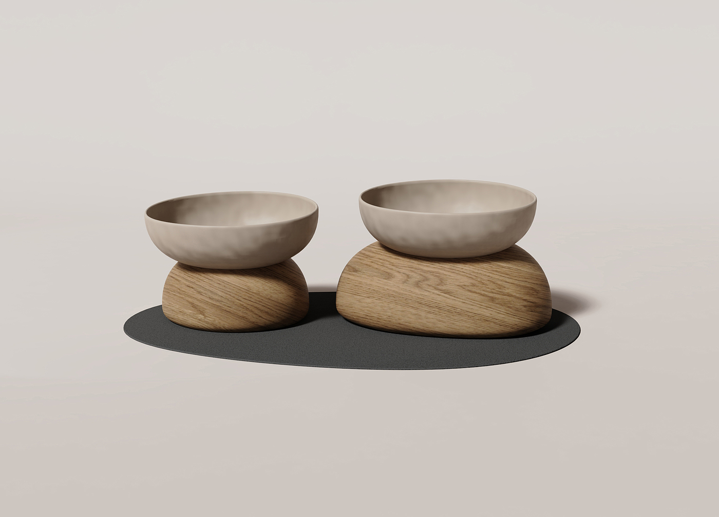 Diligent design，Riikyu，Pet Supplies & Pet，Pets，wabi-sabi ，Extremely simple wind，Pet bowl，feed，