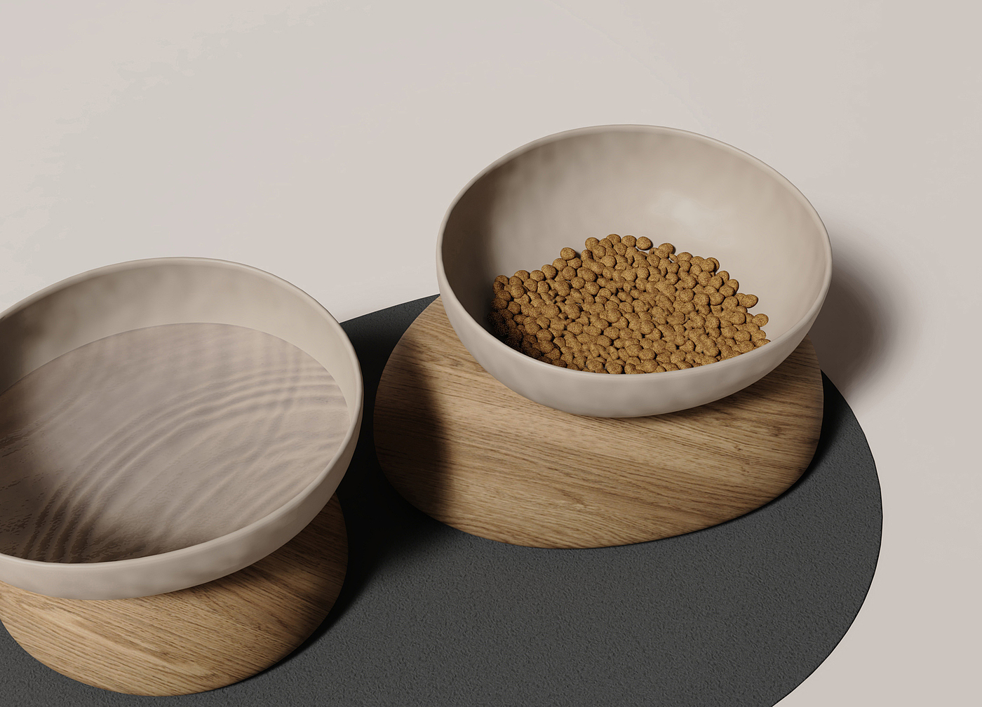 Diligent design，Riikyu，Pet Supplies & Pet，Pets，wabi-sabi ，Extremely simple wind，Pet bowl，feed，