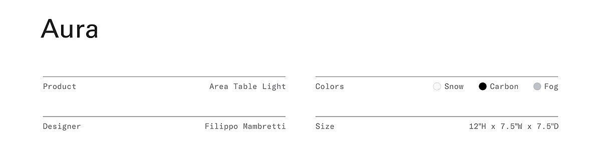Desk lamp，Gantri，high-quality，aura，
