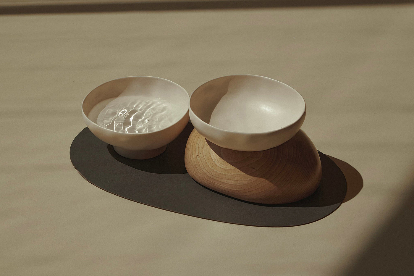 Diligent design，Riikyu，Pet Supplies & Pet，Pets，wabi-sabi ，Extremely simple wind，Pet bowl，feed，