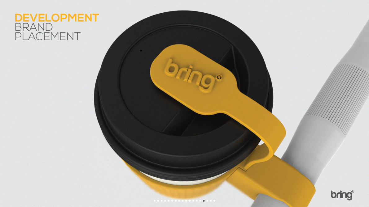 glass，Bring，Bicycle cup holder，