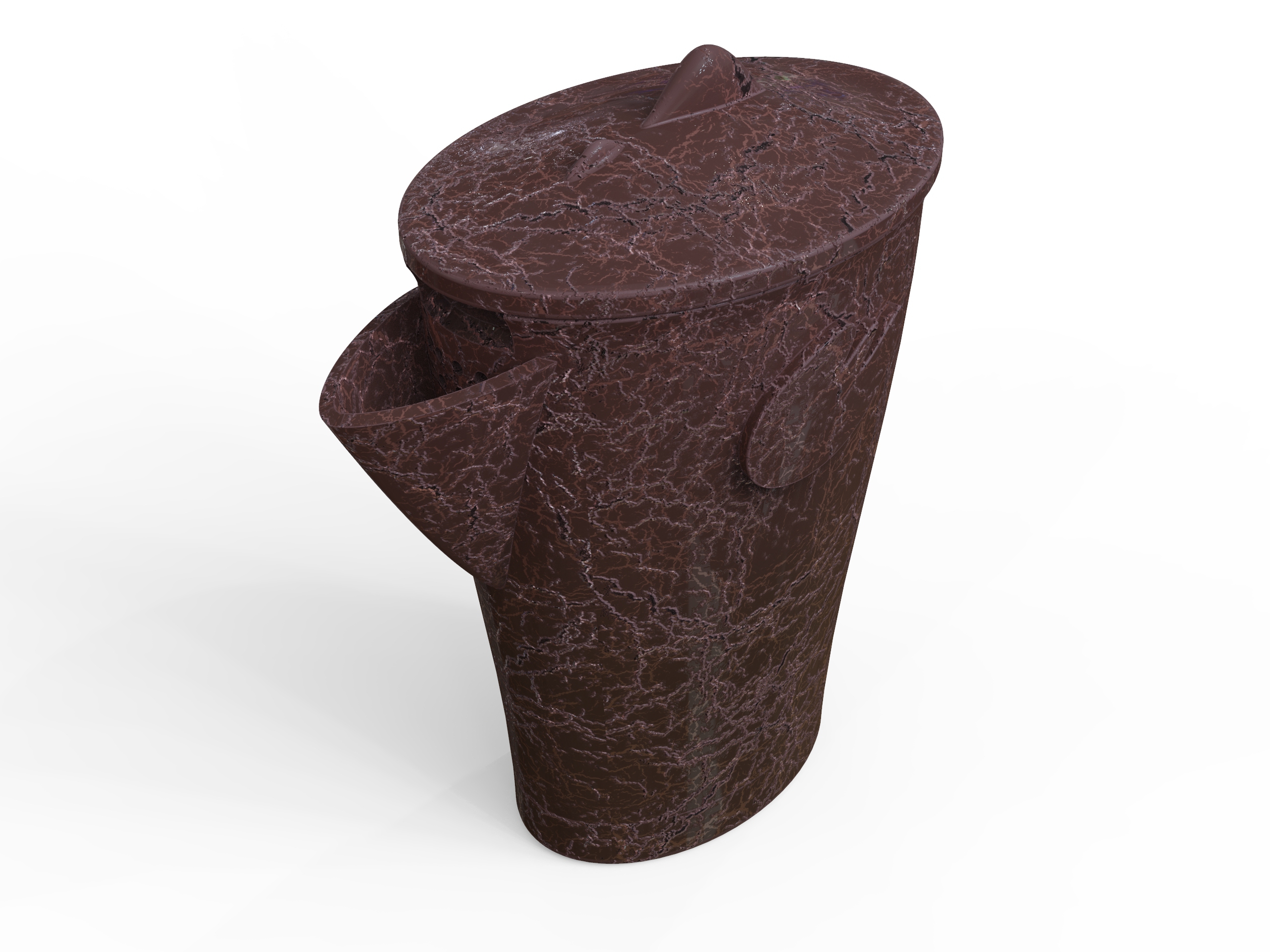 Ceramic tea set，Rhino Rhino，Snail powder，