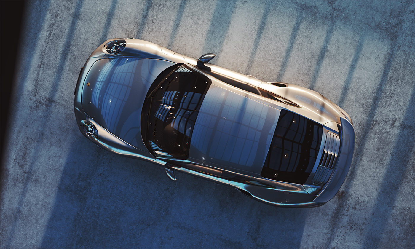 automobile，Porsche，porsche，design sketch，vehicle，