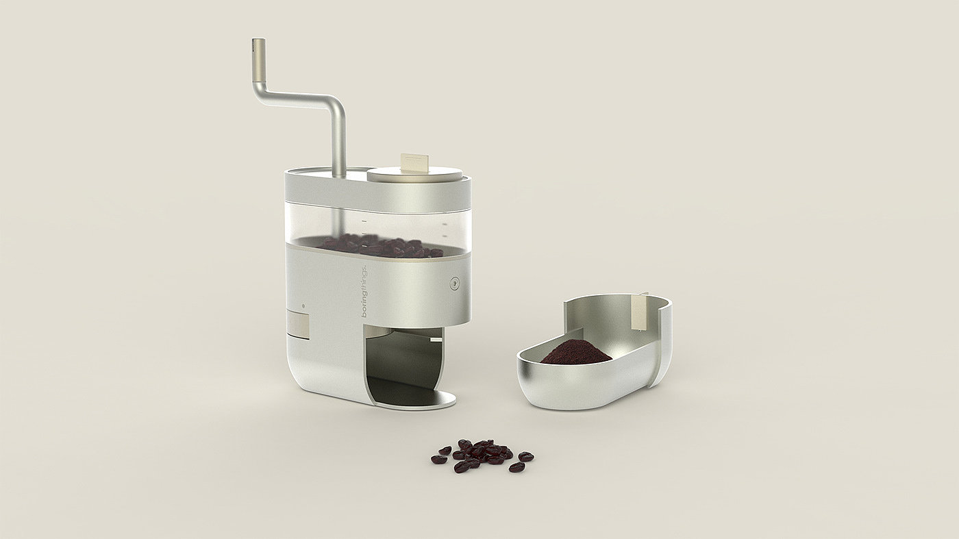 boringthings，Hand cranking，Grinding machine，coffee bean，MALA，