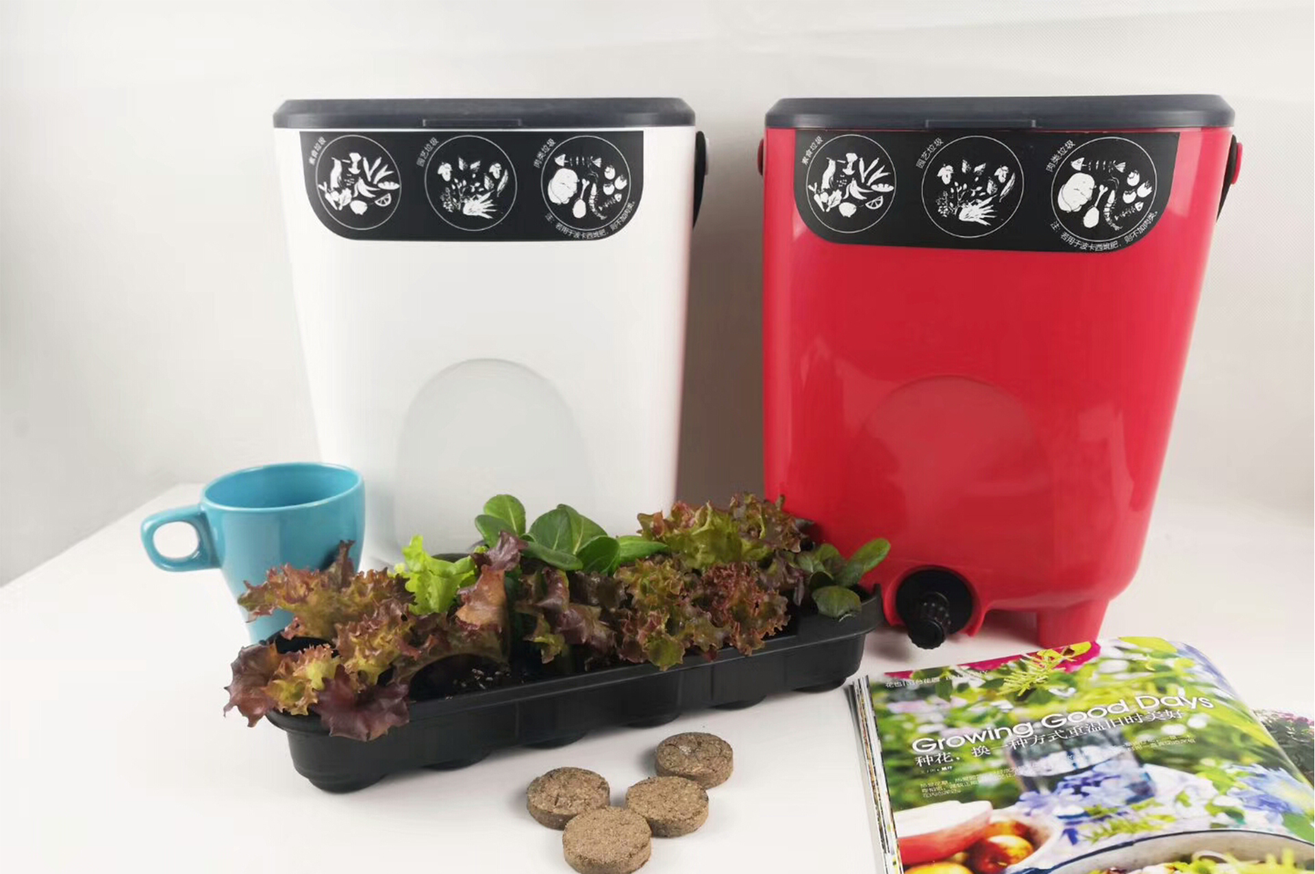 garbage collection，Kitchen Waste，Fat bucket，