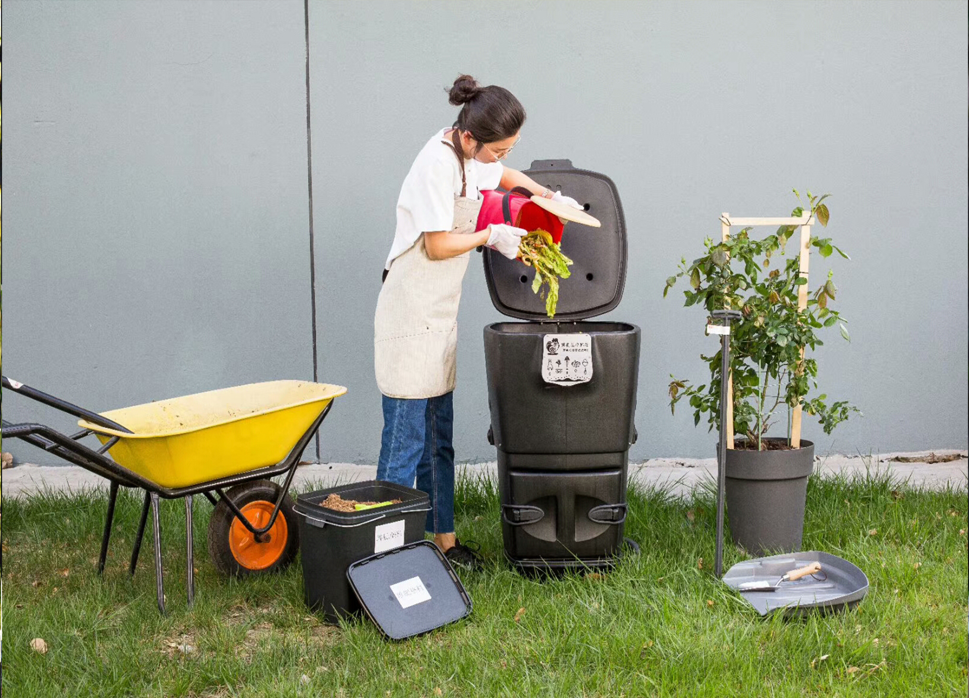 garbage collection，Kitchen Waste，Fat bucket，