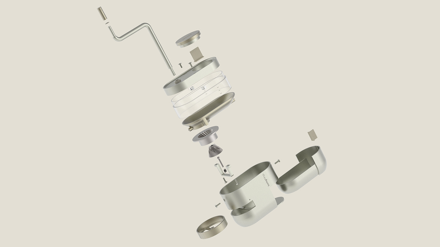 boringthings，Hand cranking，Grinding machine，coffee bean，MALA，